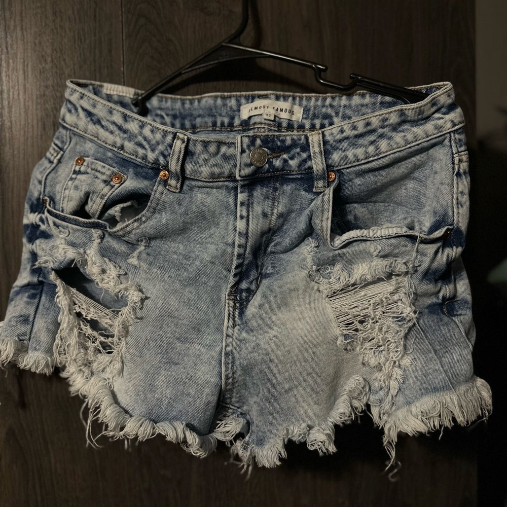 Almost famous jean shorts! super cute for summer and are comfy!